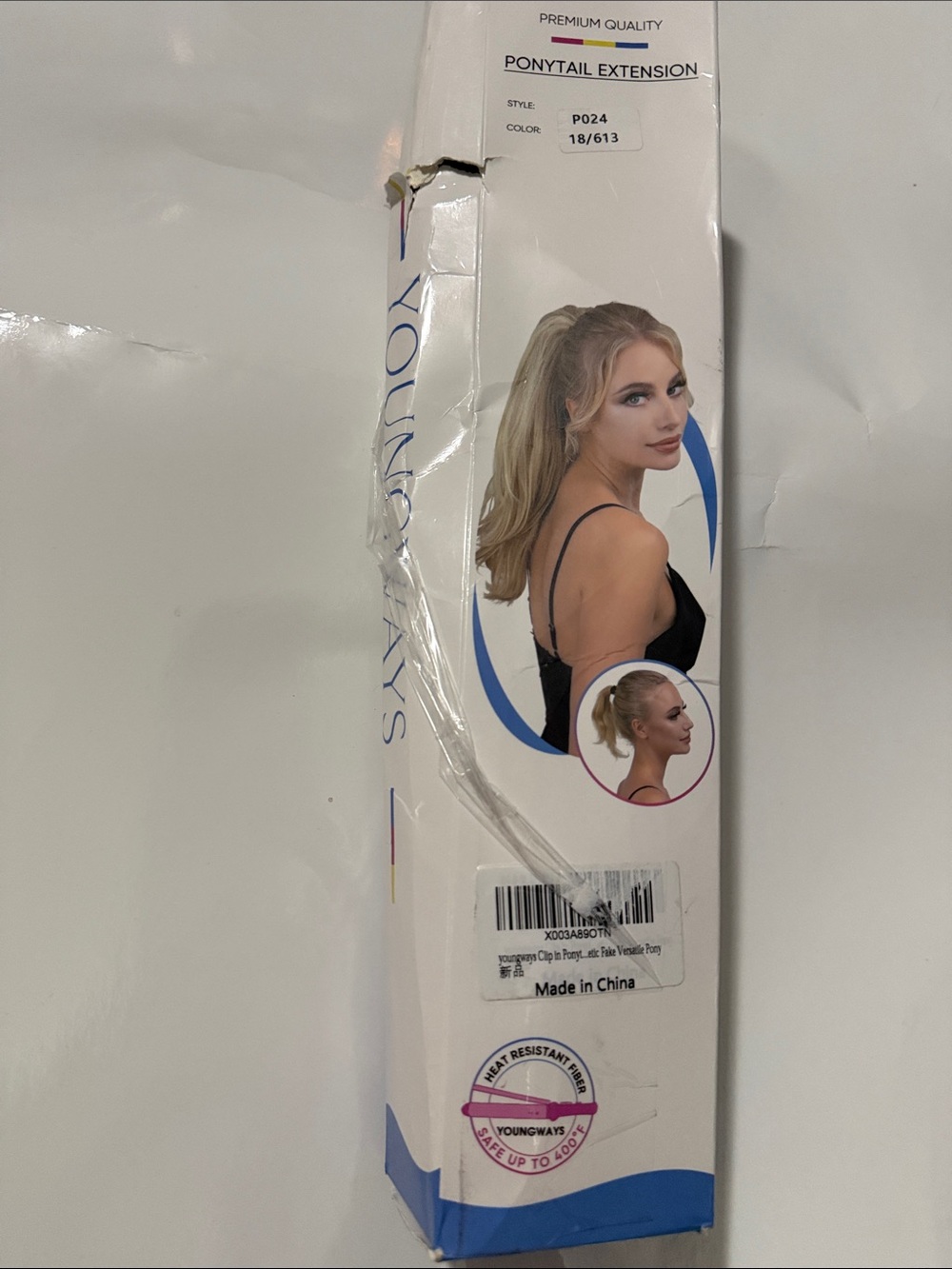 Blonde Ponytail Extension - Color 18/613